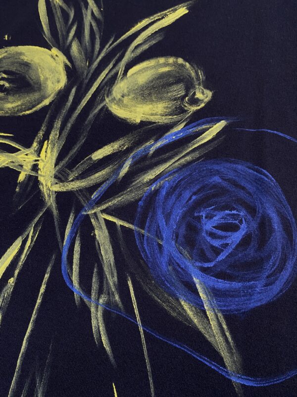 Handpainted Tee  sizeSB black[limited edition of 1 pieces Now in stock!] - 画像 (6)