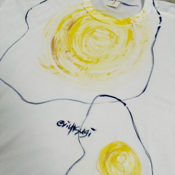 Handpainted Tee sizeSB white [limited edition of 1 pieces Now in stock!] - 画像 (3)