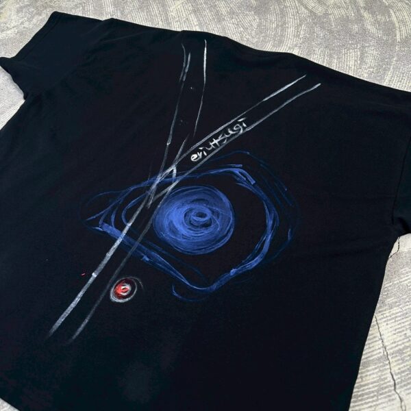 Handpainted Tee  size01 black [limited edition of 1 pieces Now in stock!] - 画像 (3)