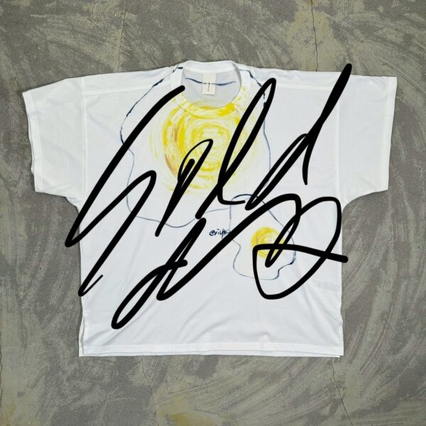 Handpainted Tee sizeSB white [limited edition of 1 pieces Now in stock!]