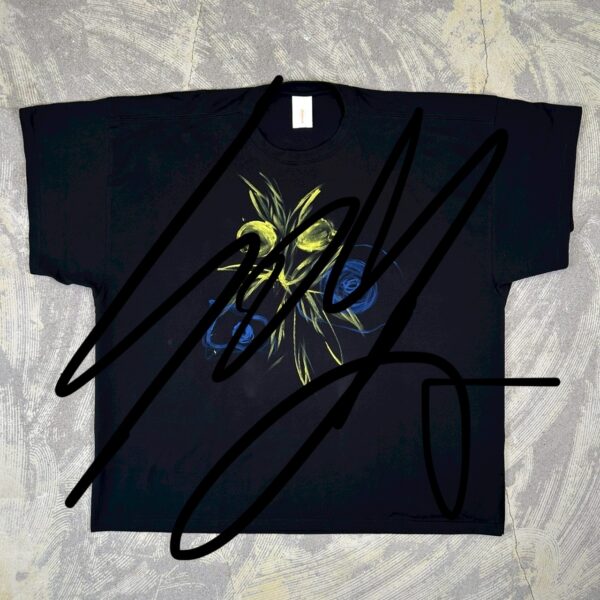 Handpainted Tee  sizeSB black[limited edition of 1 pieces Now in stock!]