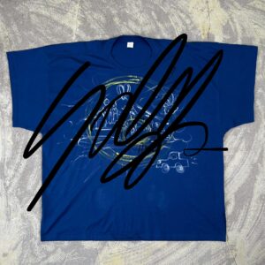 Handpainted Tee  sizeSB strait blue [limited edition of 1 pieces Now in stock!]
