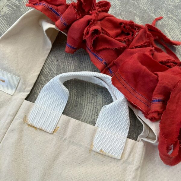 Upcycled Bag Frilled Rose [limited edition of 1 pieces Now in stock!] - 画像 (3)