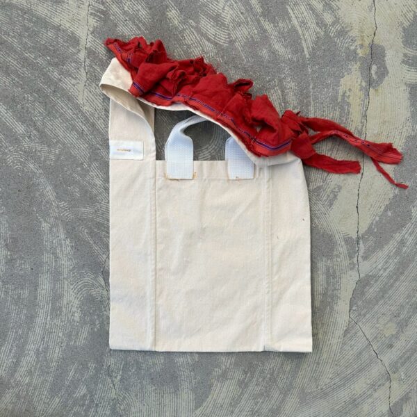 Upcycled Bag Frilled Rose [limited edition of 1 pieces Now in stock!] - 画像 (2)