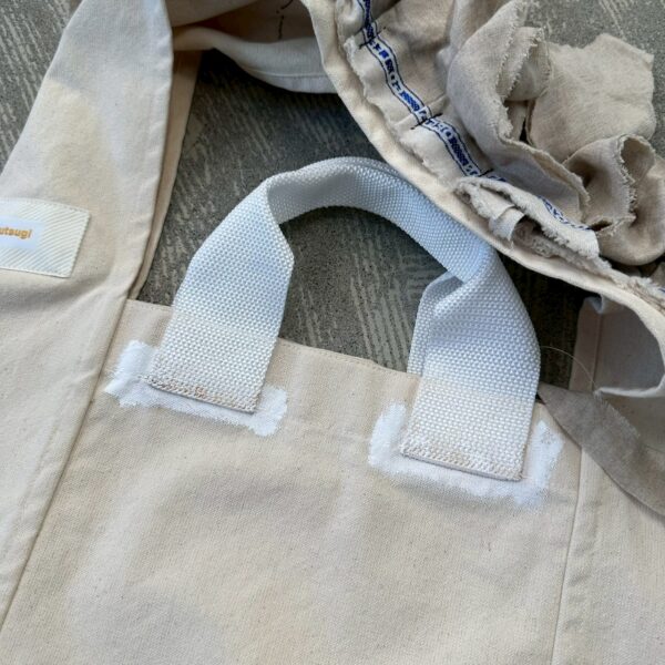 Upcycled Bag Frilled Ecru [limited edition of 1 pieces Now in stock!] - 画像 (4)