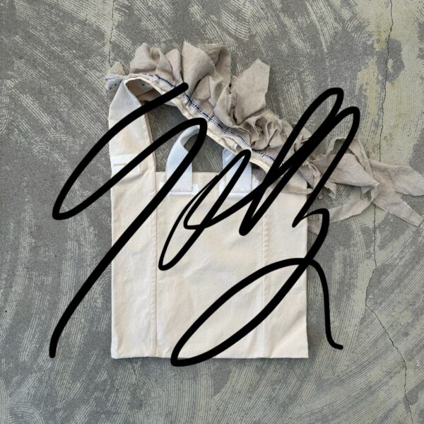 Upcycled Bag Frilled Ecru [limited edition of 1 pieces Now in stock!]