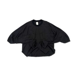 Noir Ribbon Blouse  [Limited Quantity Riservation Item]