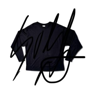 Motteke Droboo!Long Sleeve T-shirt Black [Now in Stock!]