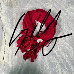 CHIKUCHIKU snood  fringe-red [Now in Stock!]