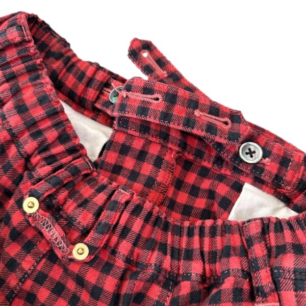 WAVE Check Pants Red Check [Limited Quantity Reservation Item