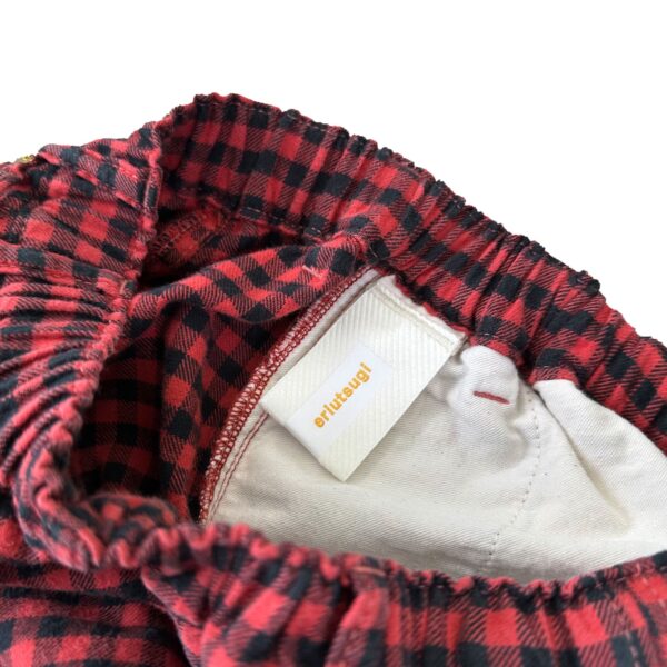 WAVE Check Pants Red Check [Limited Quantity Reservation Item