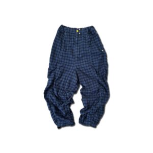 WAVE Check Pants Navy Check [Limited Quantity Reservation Item]