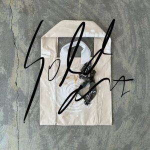 Hand-painted BAG・e-uzu ginkgo leaf [limited edition of 1pieces]