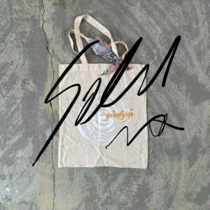 Hand-painted BAG・e-uzu tote [limited edition of 1pieces]
