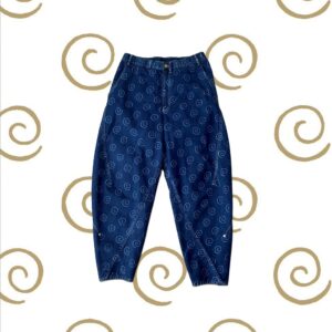 Bakabon  Round Shape Denim Pants[Limited Quantity Reservation Item]