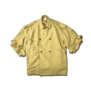 Mustard KIMONO TRENCH [Limited Quantity Reservation Item]