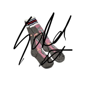 Twist Rope Ribbon High Socks Pink [Now in Stock!]