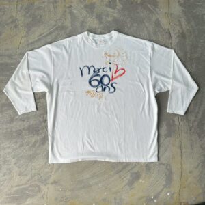 Merci 60ans Tee sizeSB off white [Limited edition of 1 pieces]