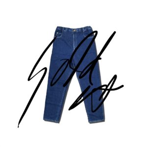 "Motteke Droboo!"DENIM PANTS #008 indigo F size [Now in Stock!]