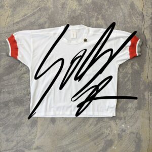 Only one  Line Rib Top orange&green [Now in Stock!]