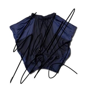 Mixed HoneyCombs Skirt Navy [Limited Quantity Reservation Item]